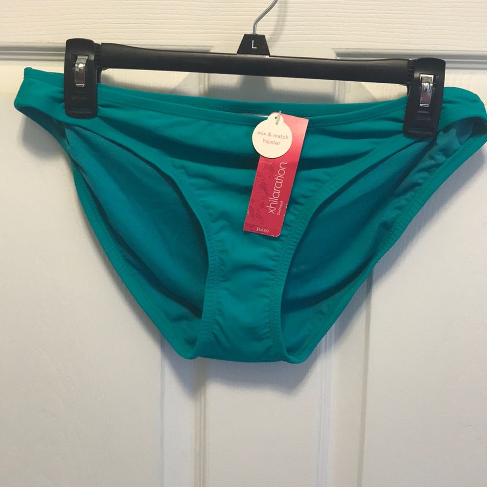 NWT green bikini bottom